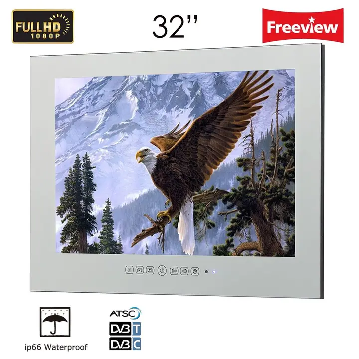 32" Frameless Waterproof Mirror TV