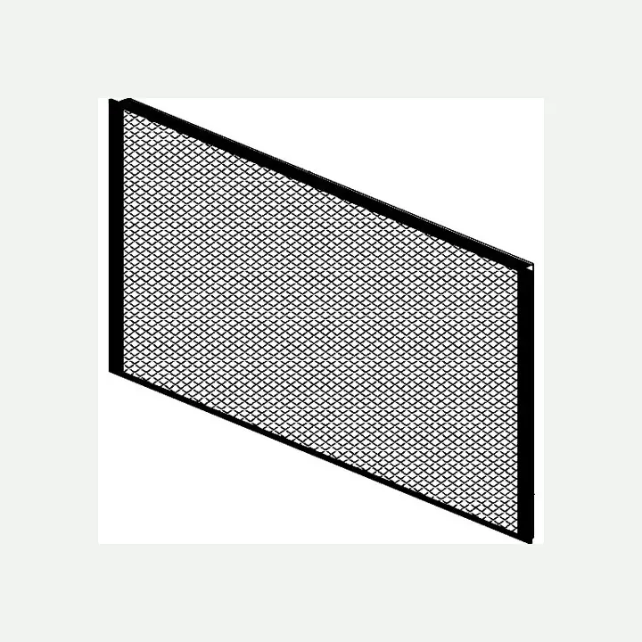 DeSisti 1/2" Black Eggcrate for De Lux 2x55W