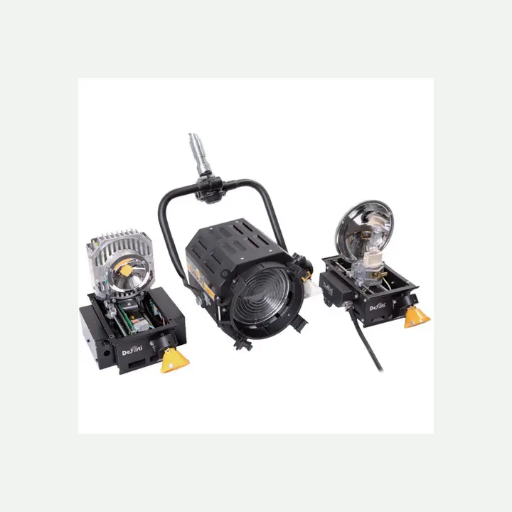 DeSisti EZ-4S LED 90W Daylight CCT Manual-Operated Retrofit Kit for Leonardo 1kW Tungsten Fresnel Spotlight