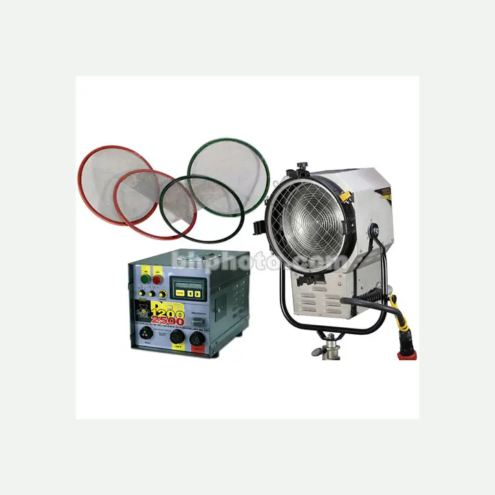 DeSisti Rembrandt 1.2/2.5K HMI Fresnel, Cable, Barndoors (90-265V)