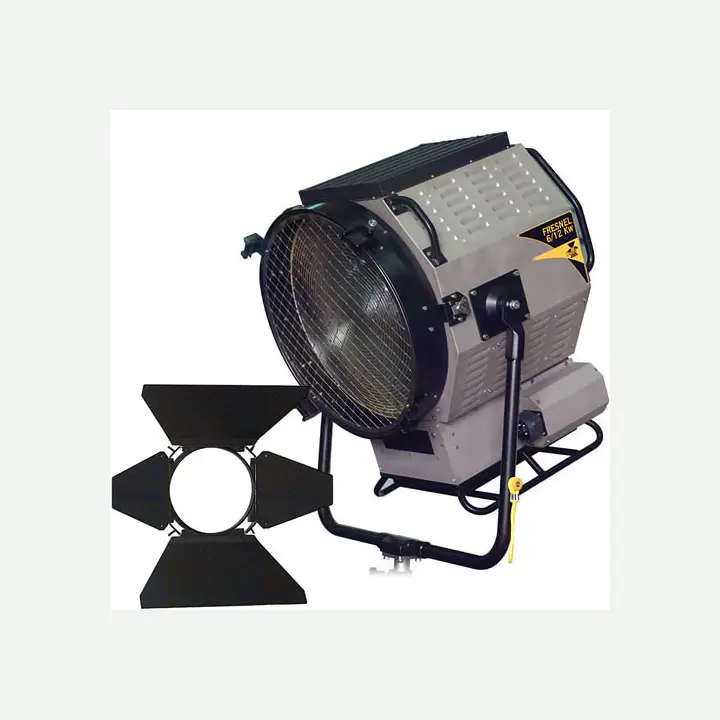 DeSisti Rembrandt 6K Mk 2 Fresnel HMI, Barndoors